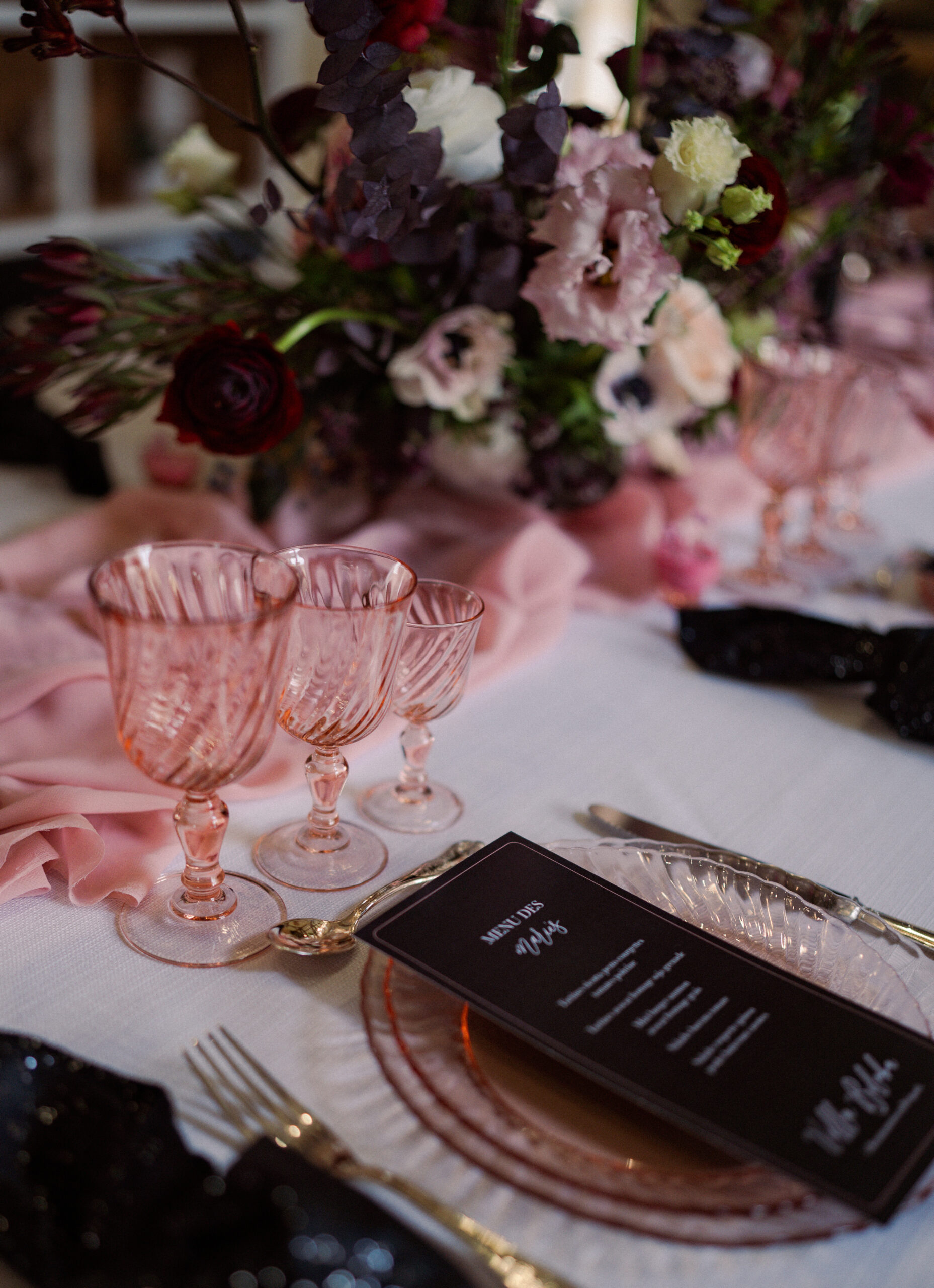 shooting vaisselle mariage